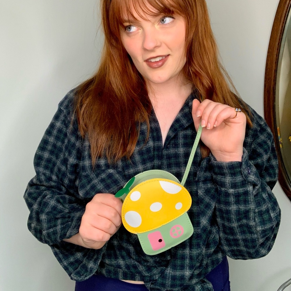Cottagecore Brand New Mini Mushroom Purse